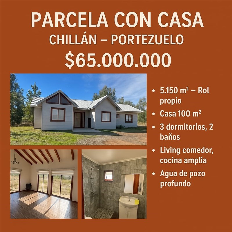 Venta Parcela Portezuelo - Ñuble