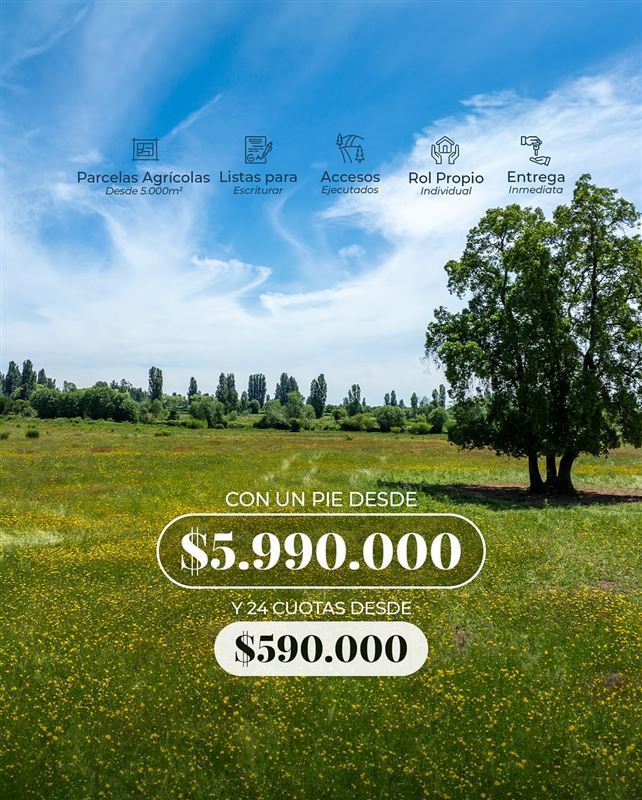 Venta Parcela Marchigüe - O'Higgins