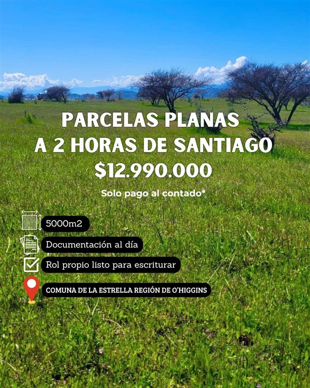 Venta Parcela La Estrella - O'Higgins