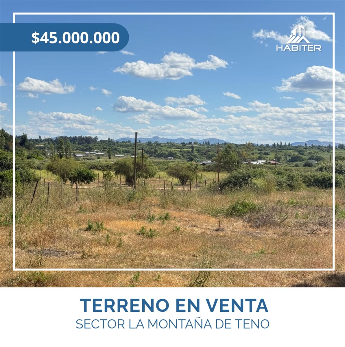 Venta Parcela Teno - Maule