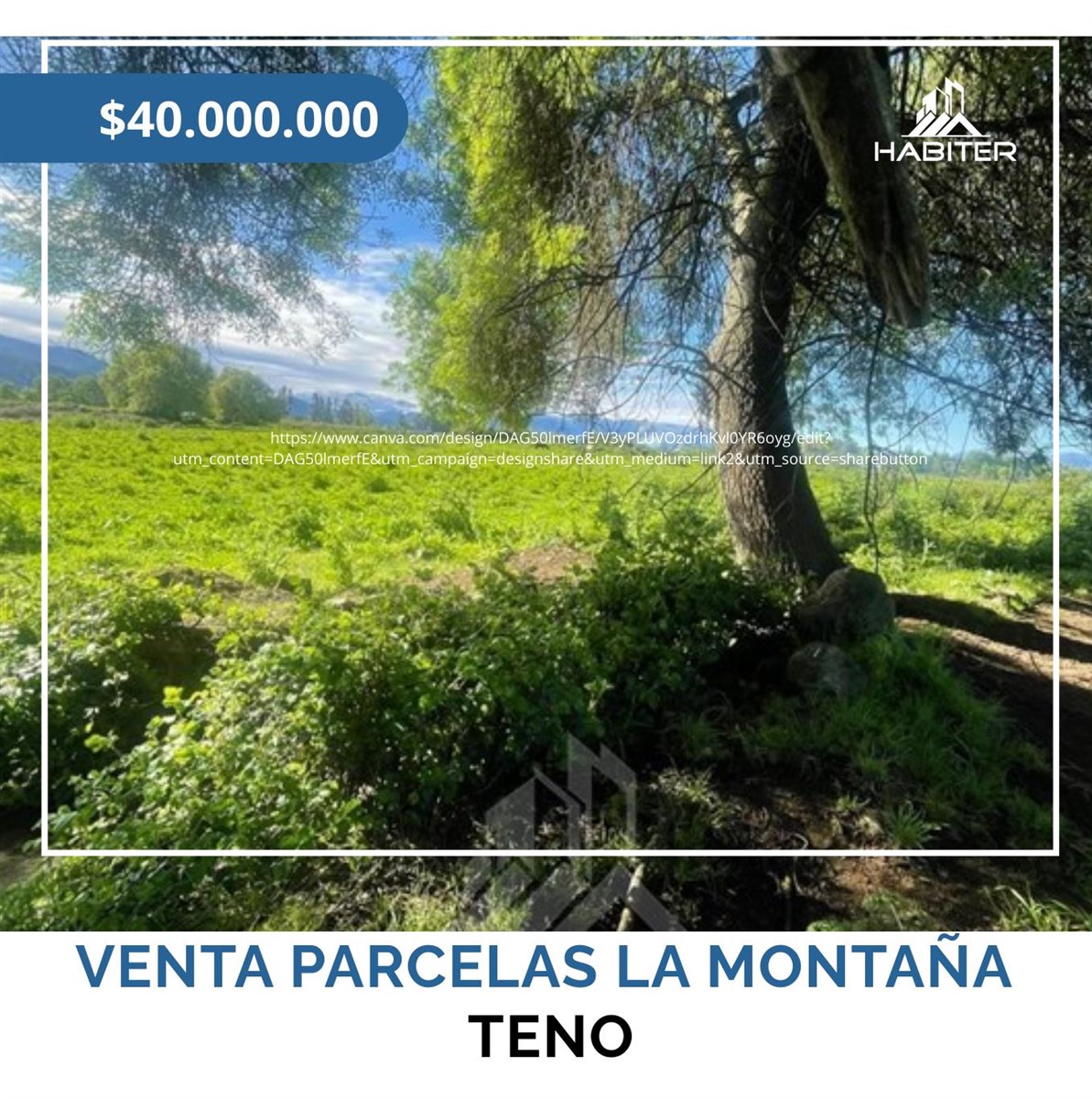 Venta Parcela Teno - Maule