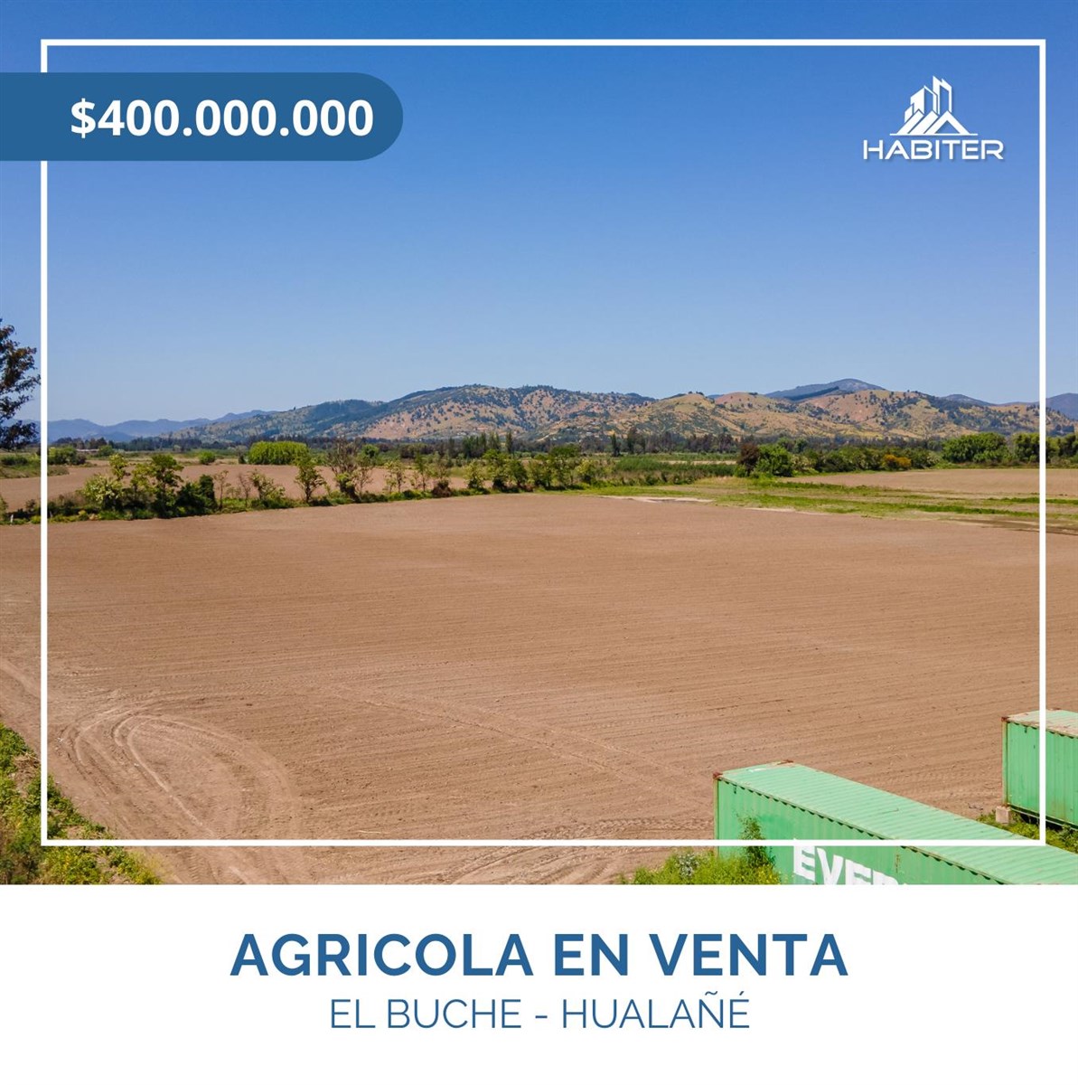Venta Agrícola Hualañé - Maule